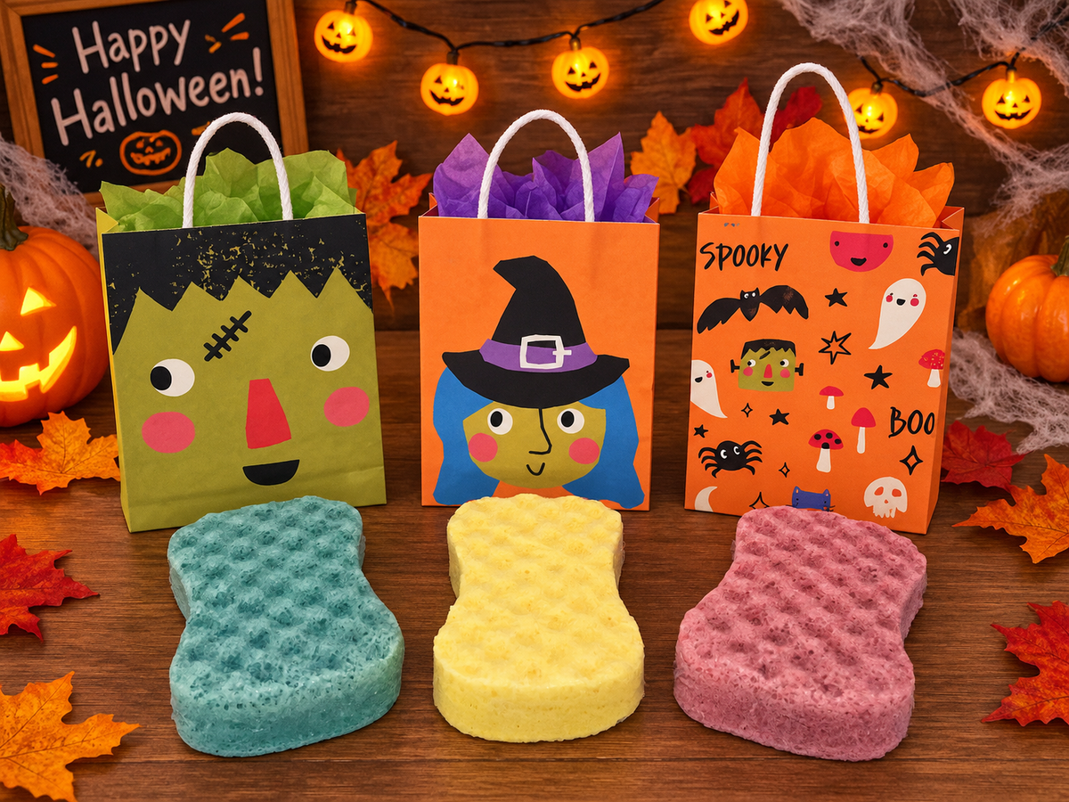 Halloween Treat Soap Sponge in a Bag